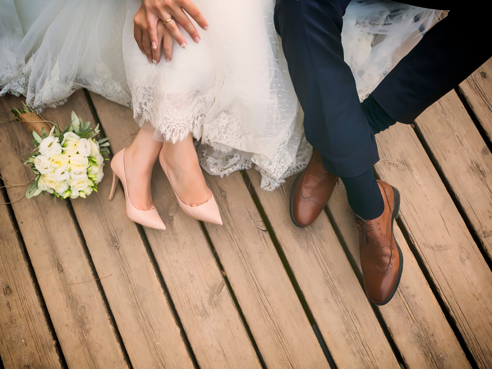 scarpe della sposa